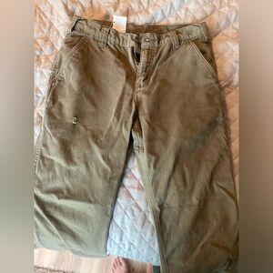 Carhartt olive green work pants